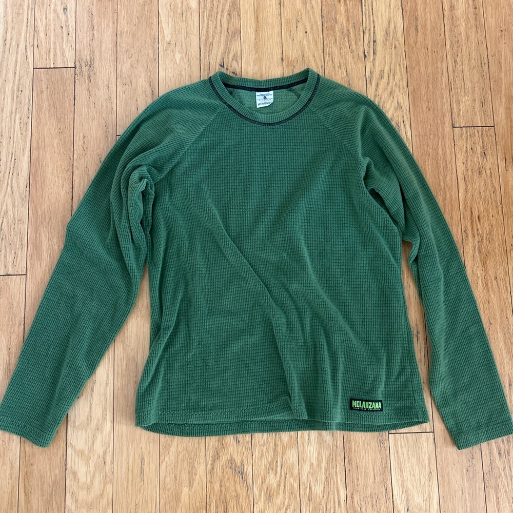 Melanzana Green Crewneck Pullover